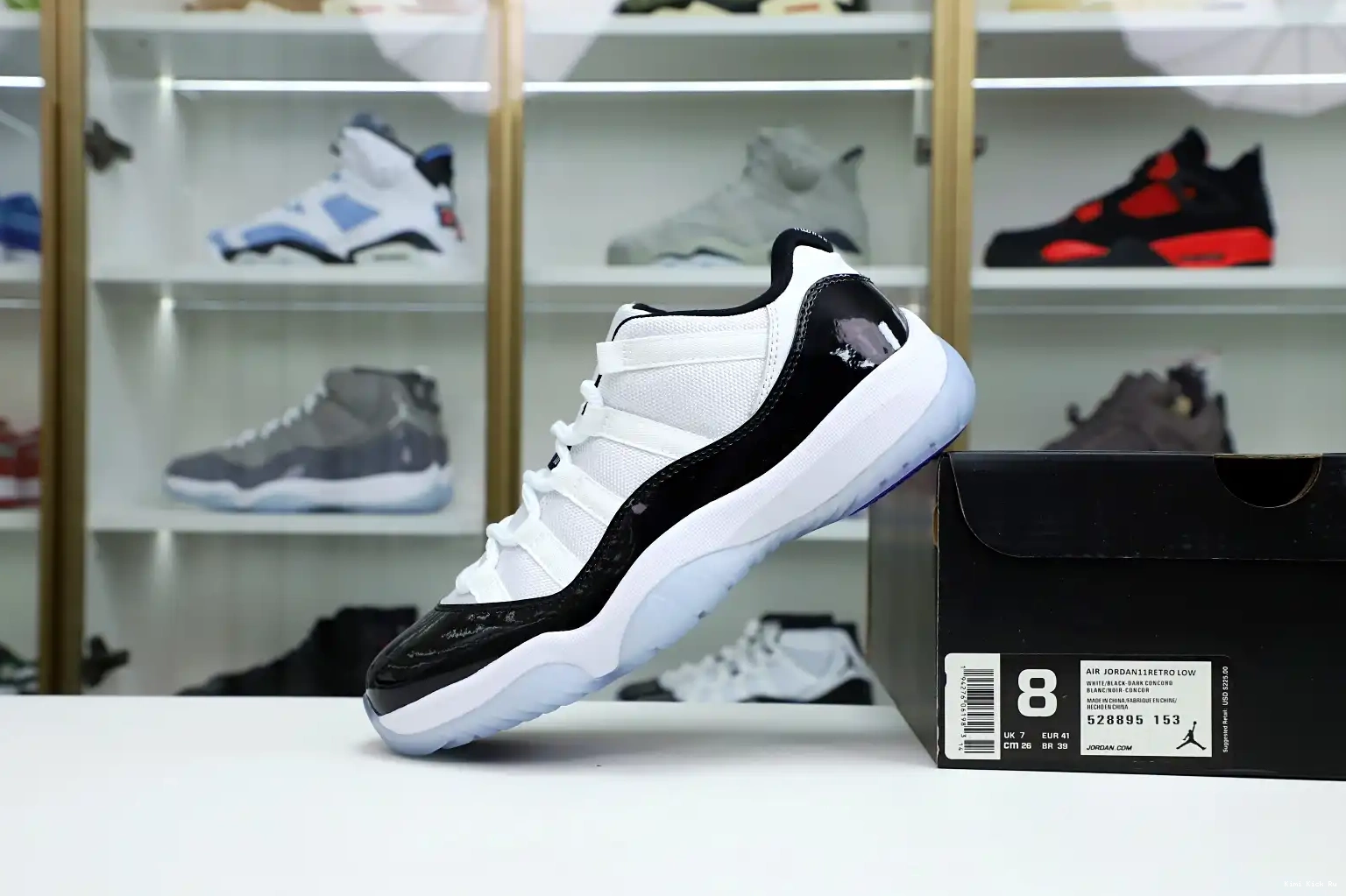 LOW RETRO JORDAN AIR 11 Kimikick CONCORD 0822